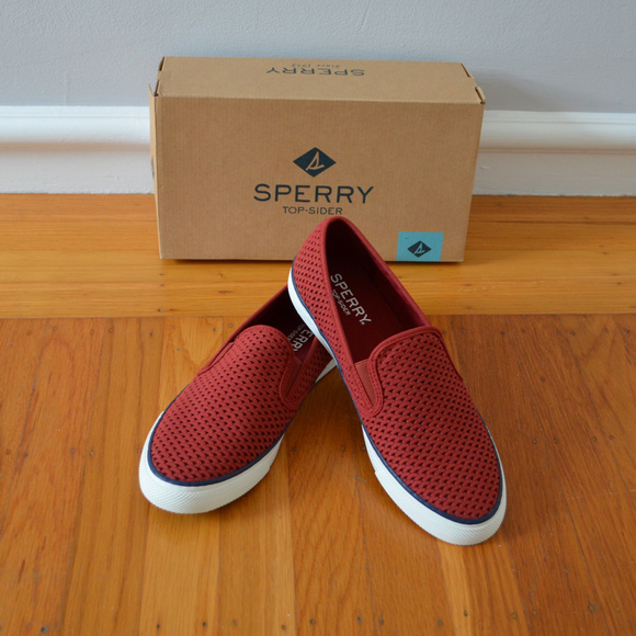 🆕 SPERRY TOP-SIDER Perforated Slip On Shoes - Picture 4 of 8
